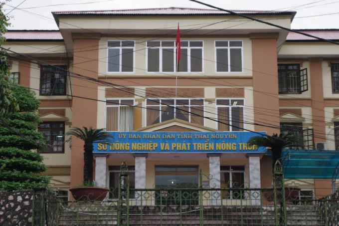 Sở Nông nghiệp và phát triển nông thôn Thái Nguyên.