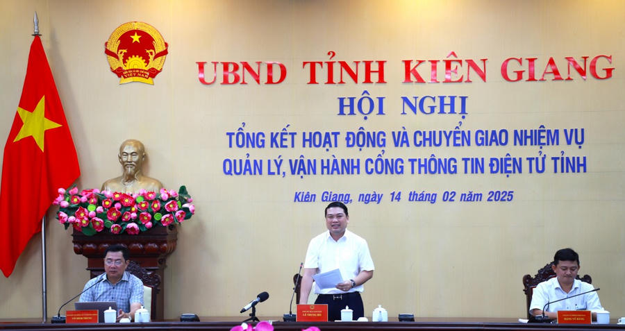 Chủ tịch UBND tỉnh Lê Trung Hồ phát biểu chỉ đạo tại Hội nghị.