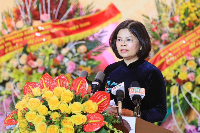 Chủ tịch UBND tỉnh Bắc Ninh, đồng chí Nguyễn Hương Giang.