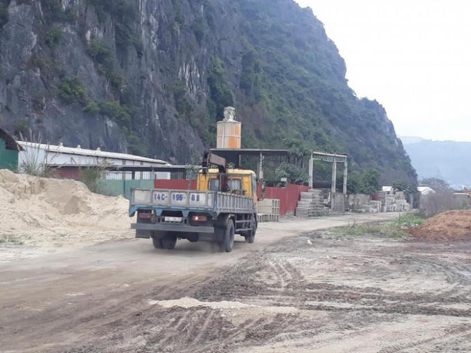 Công trình xây dựng không phép rộng khoảng 300m2 của Công ty TNHH Đức Ngọc