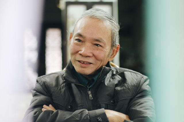 Ông Thái An say sưa kể về Tết xưa của người Hà Nội.