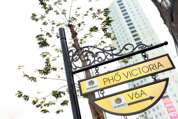 Dự án Nhà phố Thương mại Victoria thuộc tổ hợp khu đô thị Văn Phú.