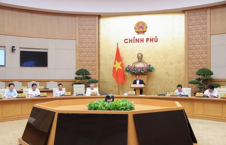 Toàn cảnh phiên họp Chính phủ.