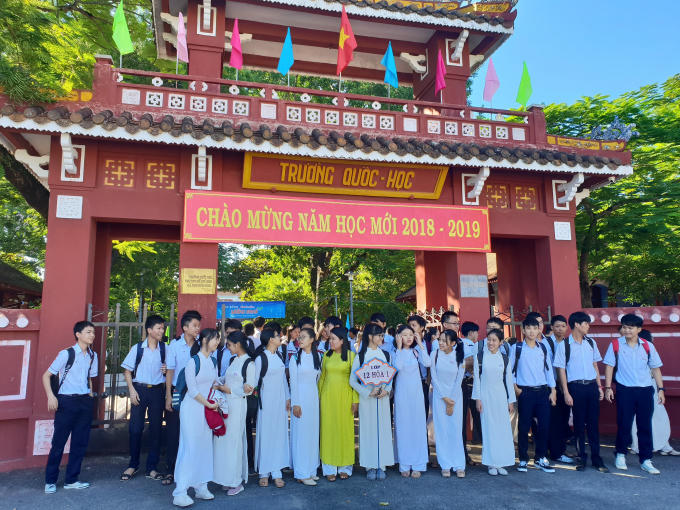 Rộn ràng không khi khai giảng năm học 2018-2019.