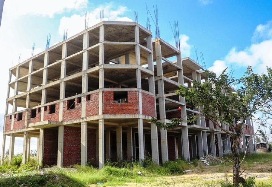 Dự án Khu nhà ở dành cho người có thu nhập thấp của Công ty STO được tiếp tục triển khai. (Ảnh: Công Huy).