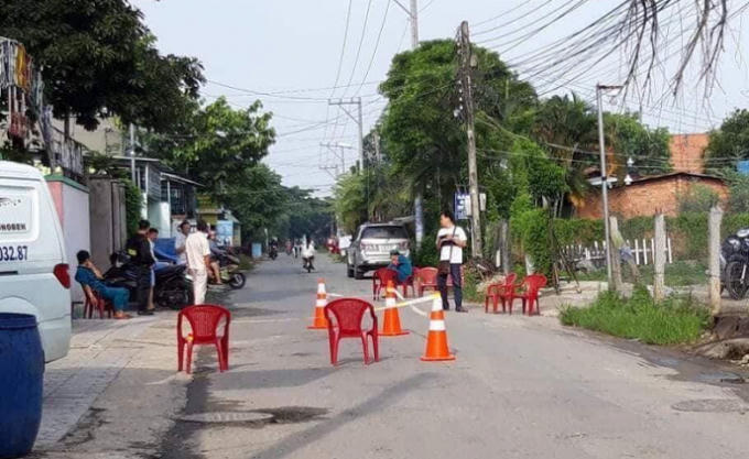 Hiện trường vụ án mạng. (Ảnh: Báo Bình Dương).