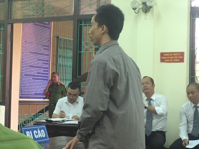 Bị cáo Trần Thoát Hoan.