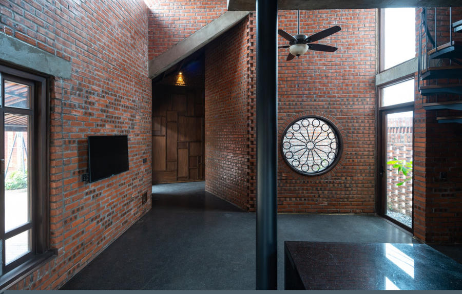 nhà cổ ở ngoại thành Hà Nội, nhà xây trên đất tổ ở Đông Anh, nhà cổ ở Hà Nội, nhà gạch ở Hà Nội