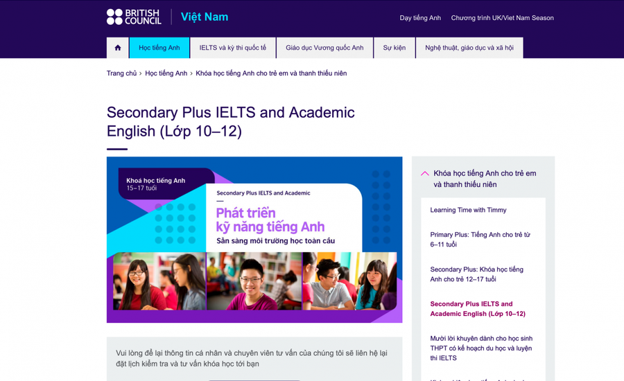 Công ty TNHH British Council Việt Nam.