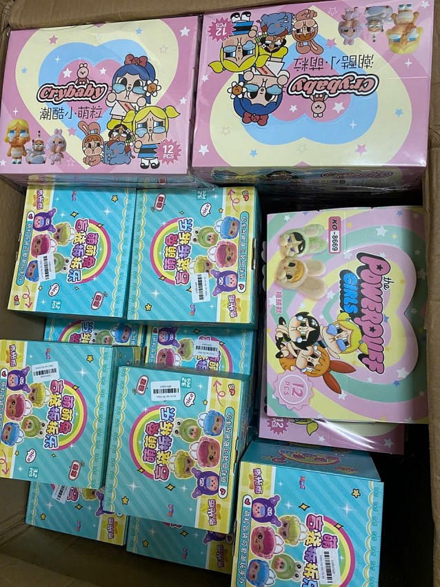 Sản phẩm đồ chơi nhập lậu. (Đội QLTT số 1, Cục QLTT tỉnh Ninh Bình)