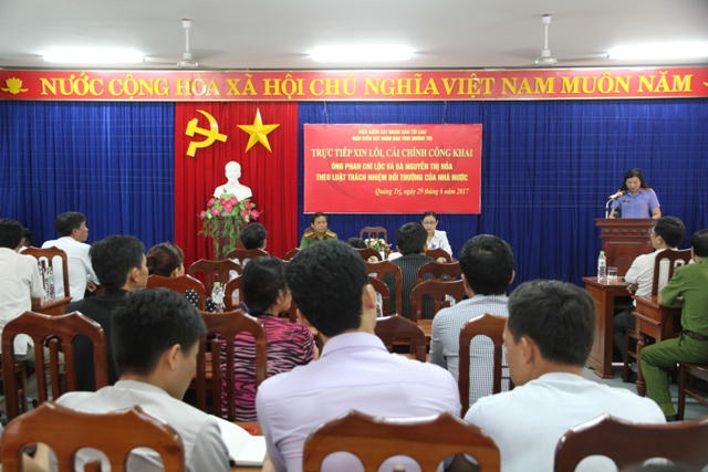 Toàn cảnh vụ xin lỗi oan sai.
