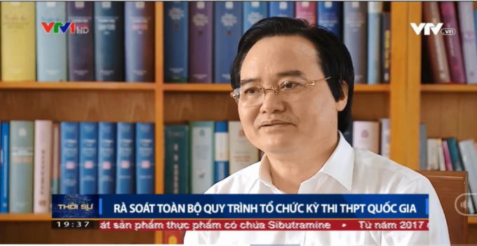 Bộ trưởng Phùng Xuân Nhạ trả lời VTV về trách nhiệm của những người liên quan trong vụ việc gian lận thi cử tại Hà Giang, Sơn La.
