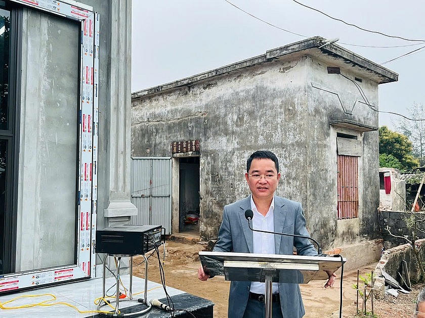 TS Vũ Hoài Nam phát biểu tại buổi lễ.