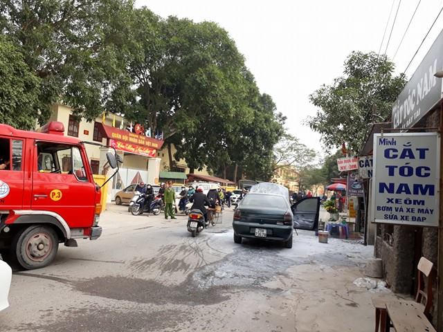 Lực lượng cứu hỏa đã có mặt kịp thời.