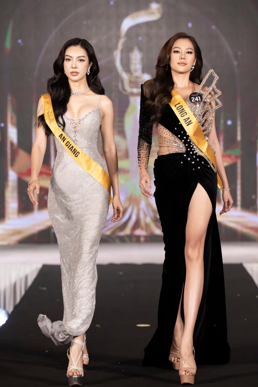 Các thí sinh tự tin sải bước tại cuộc thi Miss Grand Vietnam 2024. Ảnh: BTC