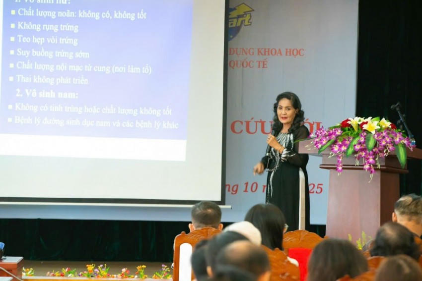 BSCKI Hồ Việt Thu, nguyên Phó Trưởng Bộ môn Chăm sóc Sức khỏe Sinh sản – Trường Đại học Y Phạm Ngọc Thạch.