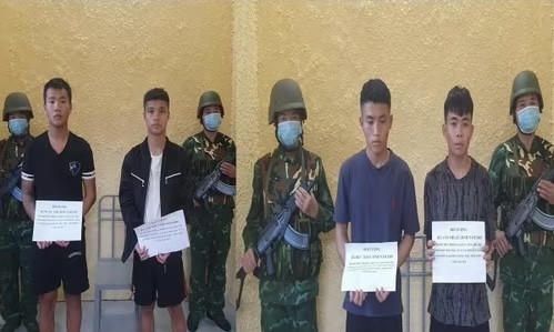 Bộ đội Đồn Biên phòng tóm gọn nhóm đối tượng tàng trữ trái phép chất ma túy.