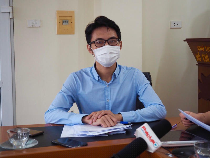 Đồng chí Nguyễn Sơn Hải – Phó Bí thư Chi đoàn TNCS Vụ Pháp luật Hình sự - Hành Chính (Bộ Tư pháp)