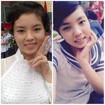 Trước khi đăng quang Hoa hậu, Kỳ Duyên sở hữu vẻ ngoài khá quê mùa. Ảnh: internet.