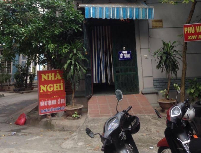 Nhà nghỉ nơi xảy ra sự việc.