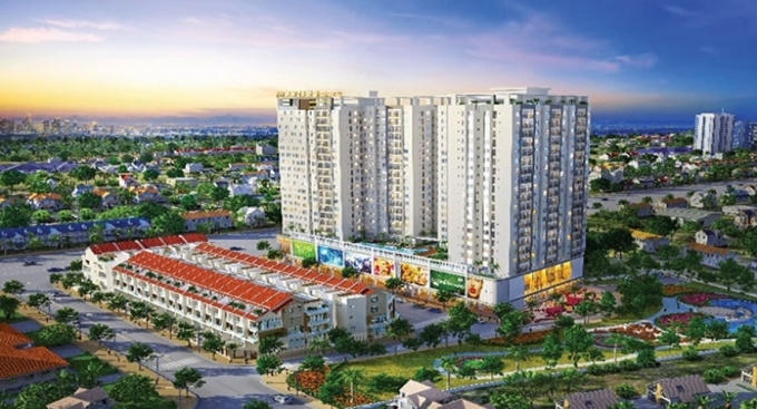 Phối cảnh dự án Moonlight Residences.