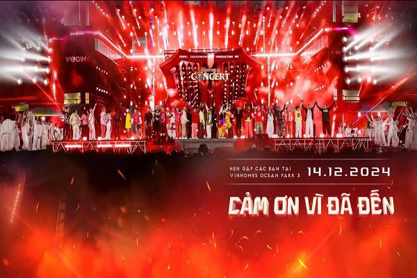 “Anh trai vượt ngàn chông gai” được tổ chức tại Vinhomes Ocean Park 3 (Văn Giang, Hưng Yên) vào ngày mai 14/12/2024.