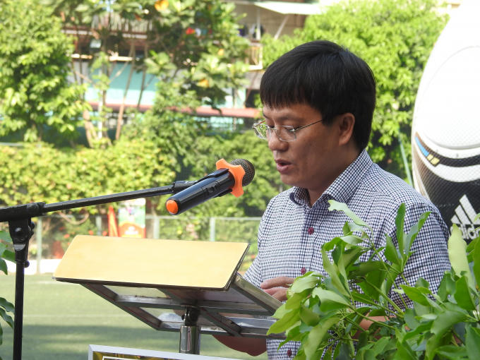 Ông Hồ Minh Chiến - Tổng biên tập báo Gia đình Việt Nam, trưởng ban tổ chức giải.