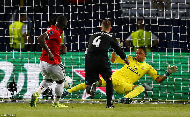 Lukaku đã bỏ lỡ quá nhiều cơ hội ở trận đấu này