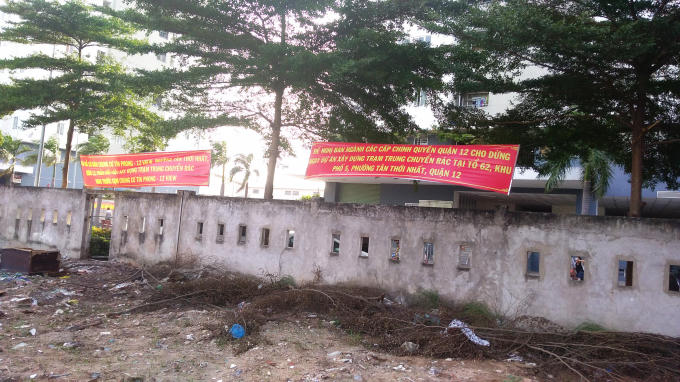 Rất nhiều kiến nghị của người dân phản đối xây dựng Trạm trung chuyển rác.