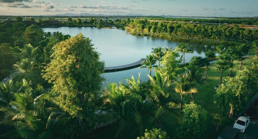 Không gian xanh tại Eco Central Park