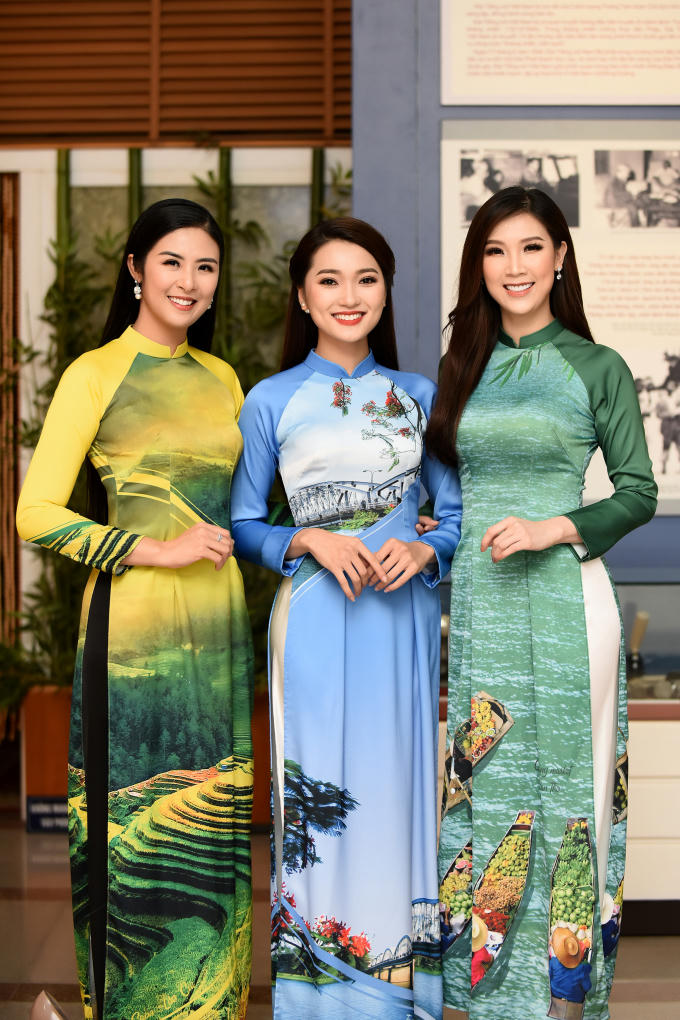 HH Ngọc Hân, Ngọc Nữ, HH Áo dài Phí Thùy Linh.