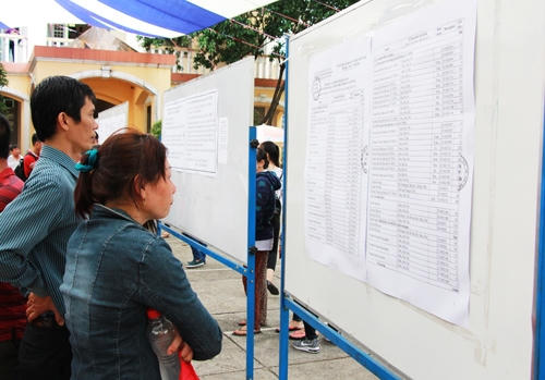 Giữa "ma trận" điểm sàn khiến thí sinh vắt óc chọn trường. Ảnh minh họa.