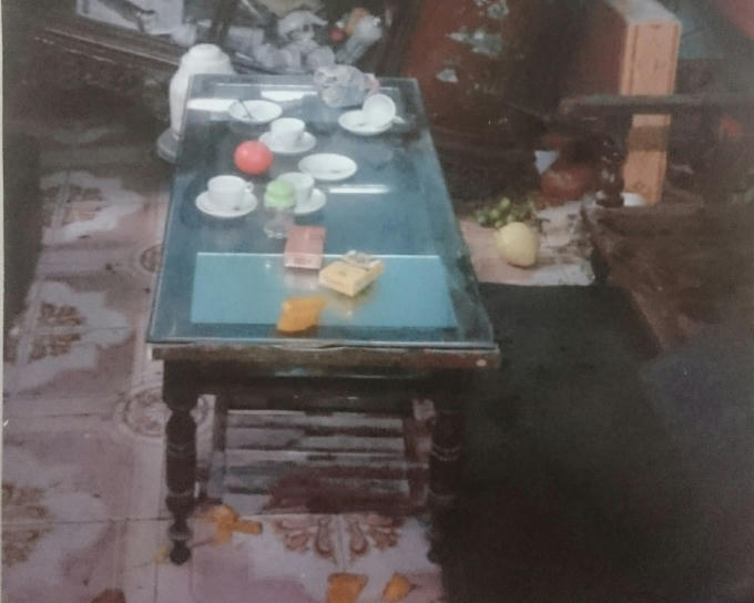 Tài sản của gia đình ông Tiếp được cho là bị các đối tượng lạ mặt đến đập phá. (Ảnh do gia đình cung cấp).