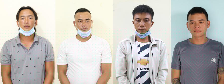 Phan Sinh Thành và nhóm đối tượng bị bắt giữ