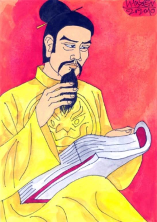 Hình ảnh minh họa vua Lê Thánh Tông. Ảnh: Vũ Hiên.