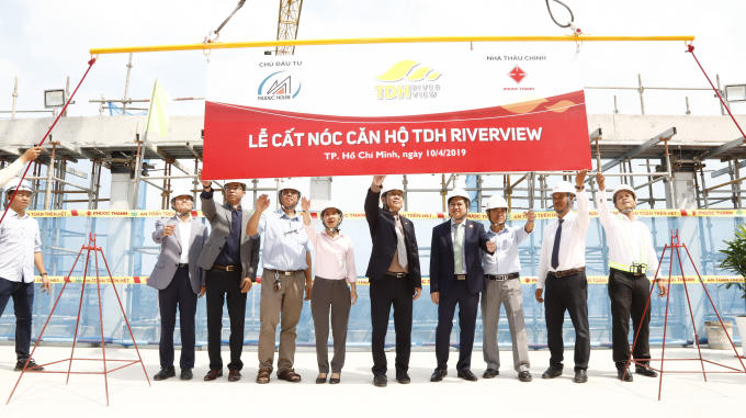 Thuduc House tổ chức Lễ cất nóc Dự án căn hộ TDH RiverView