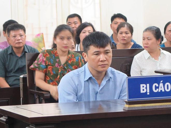 Bị cáo Trần Đức Chính tại tòa.