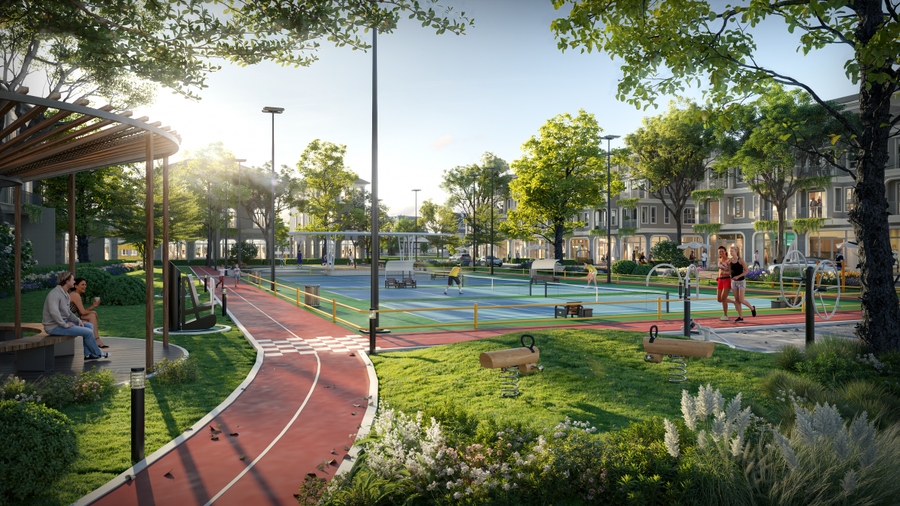 Khu thể thao liên hợp rộng gần 5000m2