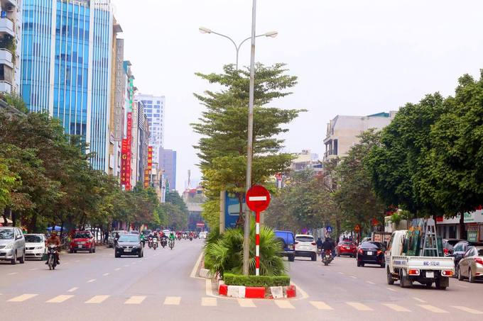 Cuối năm 2013, thành phố chi cả chục tỷ đồng để xén thảm cỏ dải phân cách giữa, vỉa hè hàng loạt tuyến phố như Trần Quốc Hoàn, Duy Tân và Trần Thái Tông (Cầu Giấy). Sau khi được mở rộng, đường Trần Thái Tông từ 4 làn xe thành 6 làn xe.