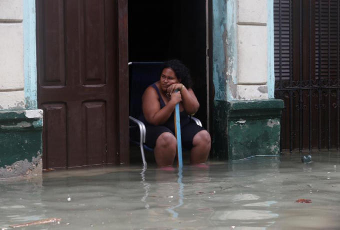 Chính quyền Cuba đang thống kê thiệt hạt do bão Irma gây ra.