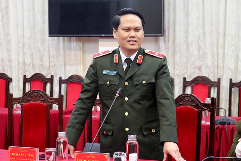 Thiếu tướng Bùi Quang Thanh - Ủy viên Ban Thường vụ Tỉnh ủy Nghệ An.