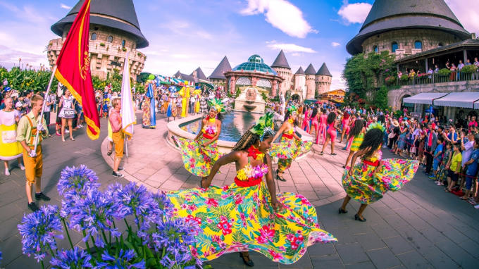 Lễ hội tưng bừng tại Sun World Ba Na Hills