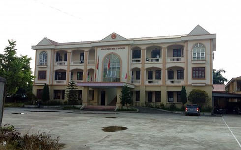 UBND xã Huyền Sơn (Ảnh: VOV)