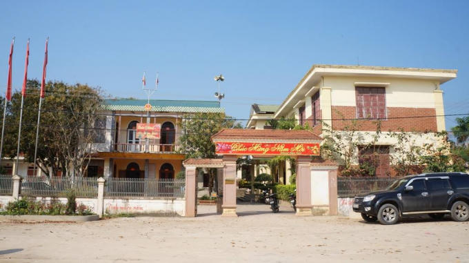 UBND, Đảng ủy xã Phúc Thành nơi ông Lương làm việc.