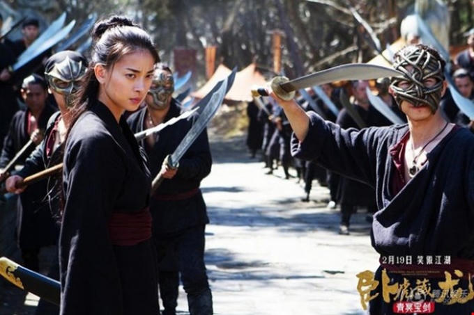 Nữ diễn viên Việt Nam Ngô Thanh Vân xuất hiện trong poster bộ phim “Ngọa hổ tàng long 2” "gây sốt" cộng đồng mạng. Ảnh: Internet