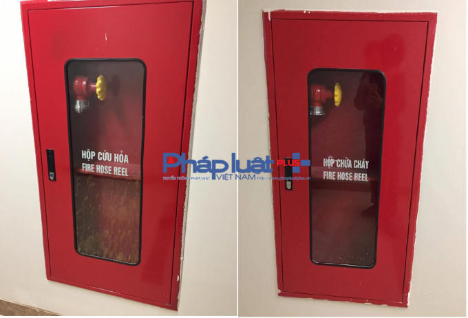 Tại hầu hết các tòa nhà, các tầng thuộc dự án này đều chưa có bình cứu hỏa.