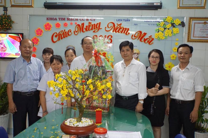 Y Bác sĩ Trung tâm Tim mạch luôn cảm kích trước sự quan tâm này của Ban lãnh đạo.