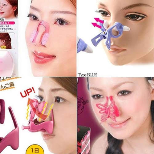 Dụng cụ kẹp mũi với nhiều hình dáng, màu sắc