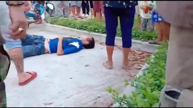 Hiện trường vụ việc.