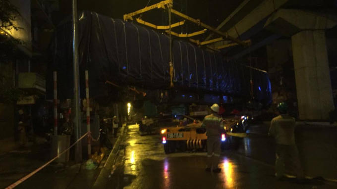 Cận cảnh khớp nối t&agrave;u đường sắt C&aacute;t Linh - H&agrave; Đ&ocirc;ng